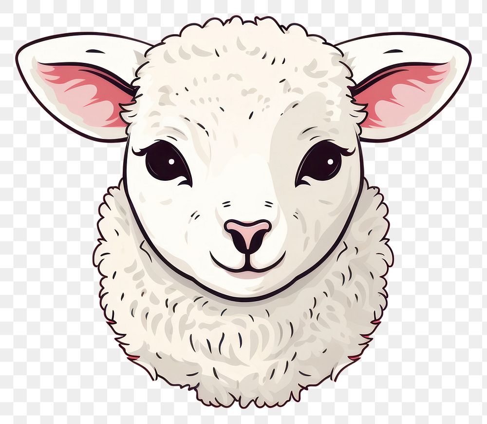 PNG Sheep animal mammal cute. AI generated Image by rawpixel.
