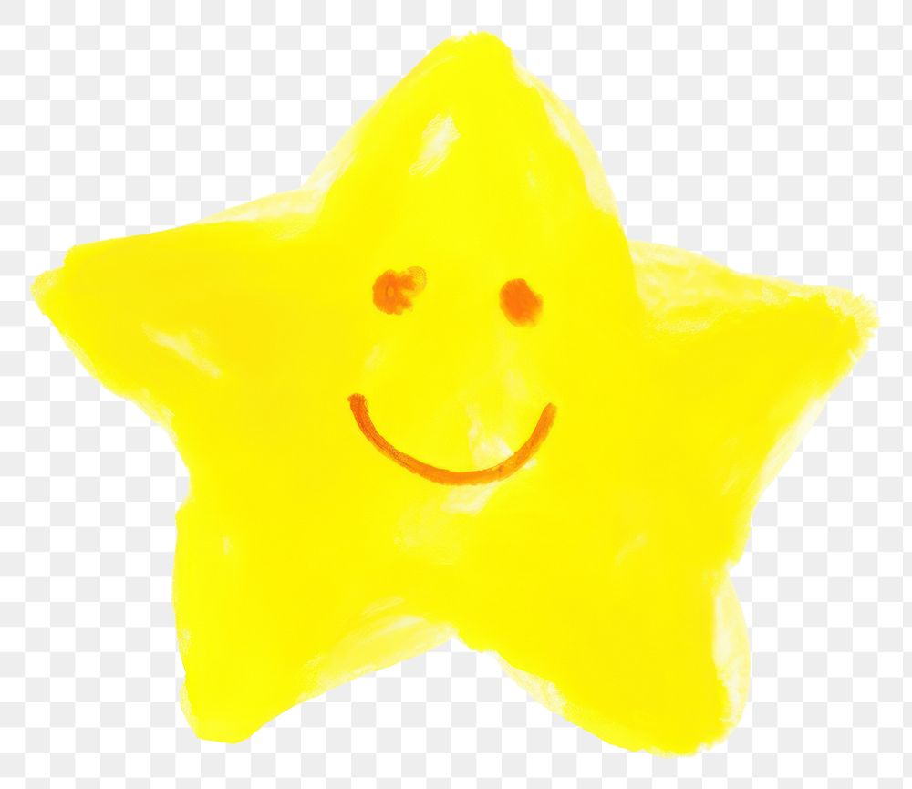 PNG  Yellow happy star white background anthropomorphic representation. AI generated Image by rawpixel.