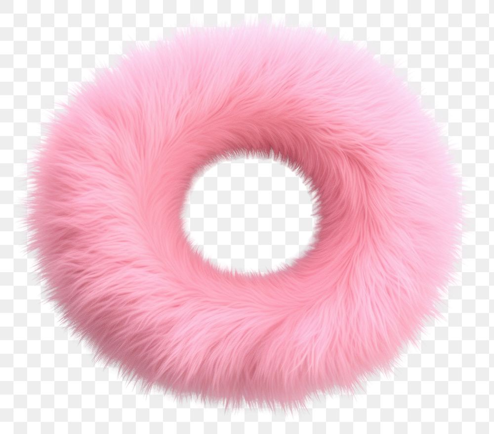 PNG Circle circle pink fur. AI generated Image by rawpixel.
