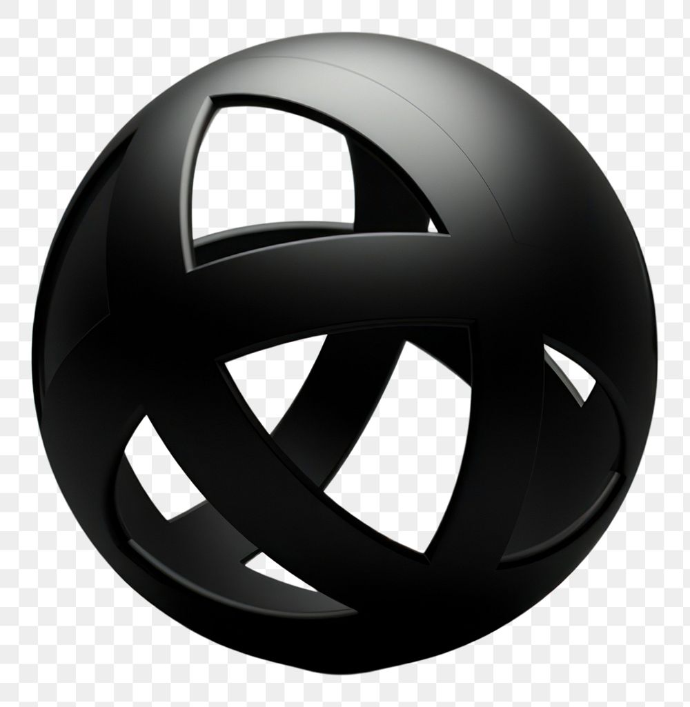 PNG  Ball Abstract sphere black ball. AI generated Image by rawpixel.