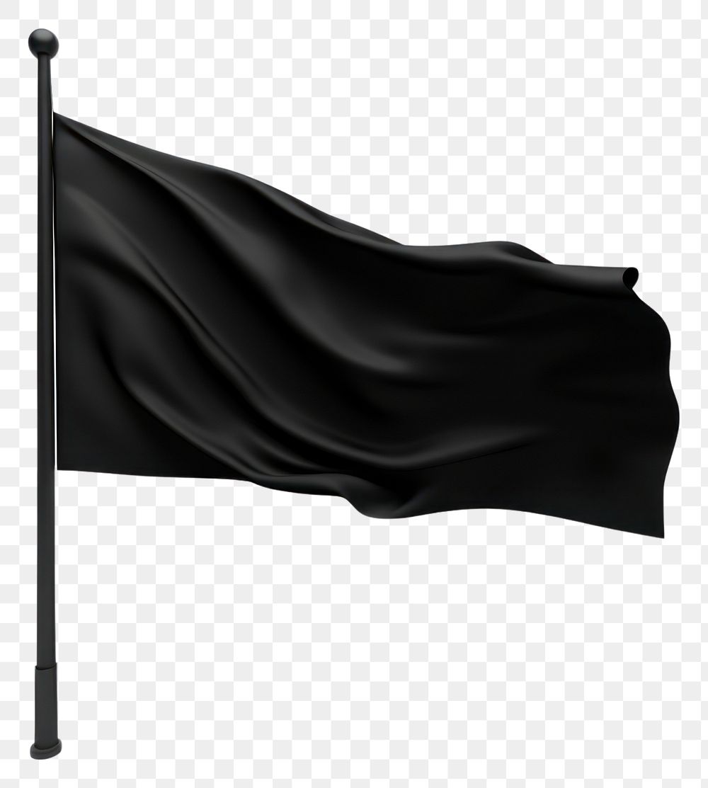 PNG  Flag flag black white. AI generated Image by rawpixel.