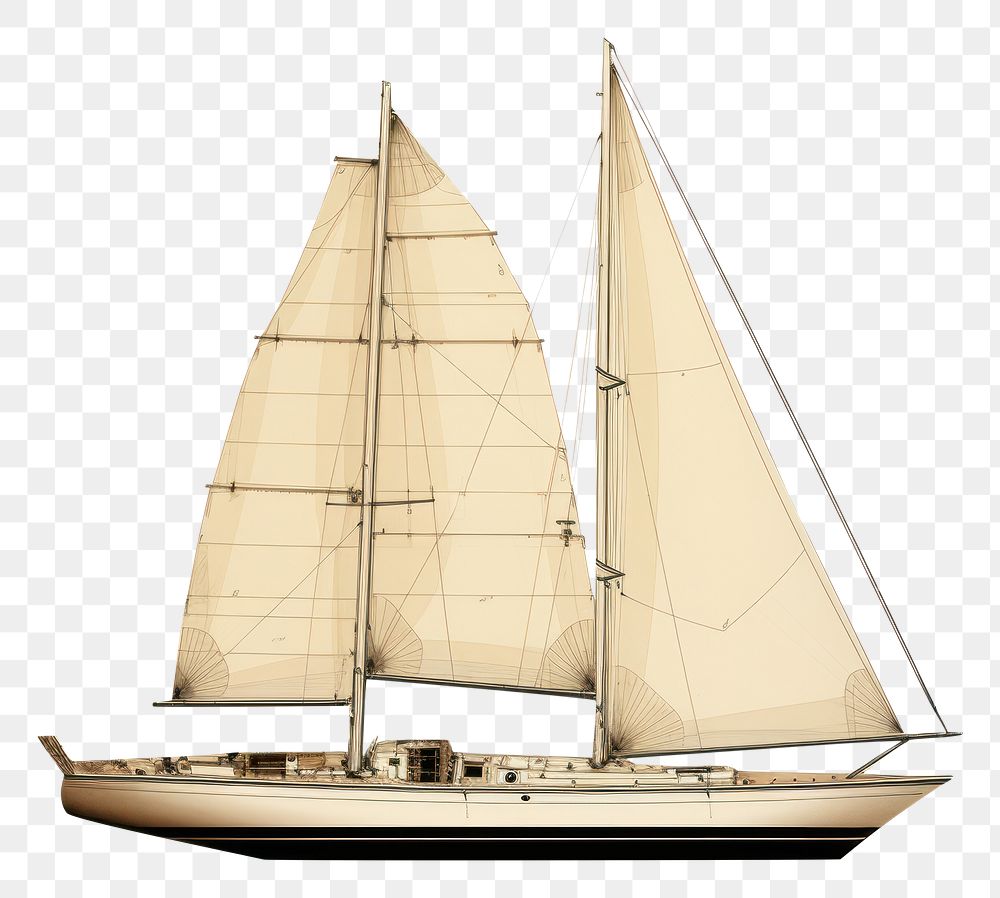 PNG Sailing watercraft sailboat vehicle. AI generated Image by rawpixel.