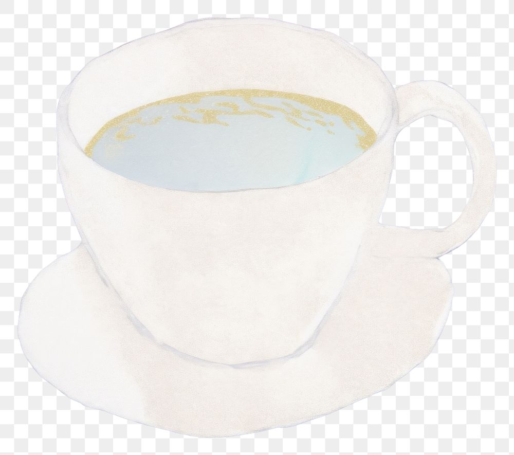 PNG  Coffee cup porcelain saucer drink. AI generated Image by rawpixel.