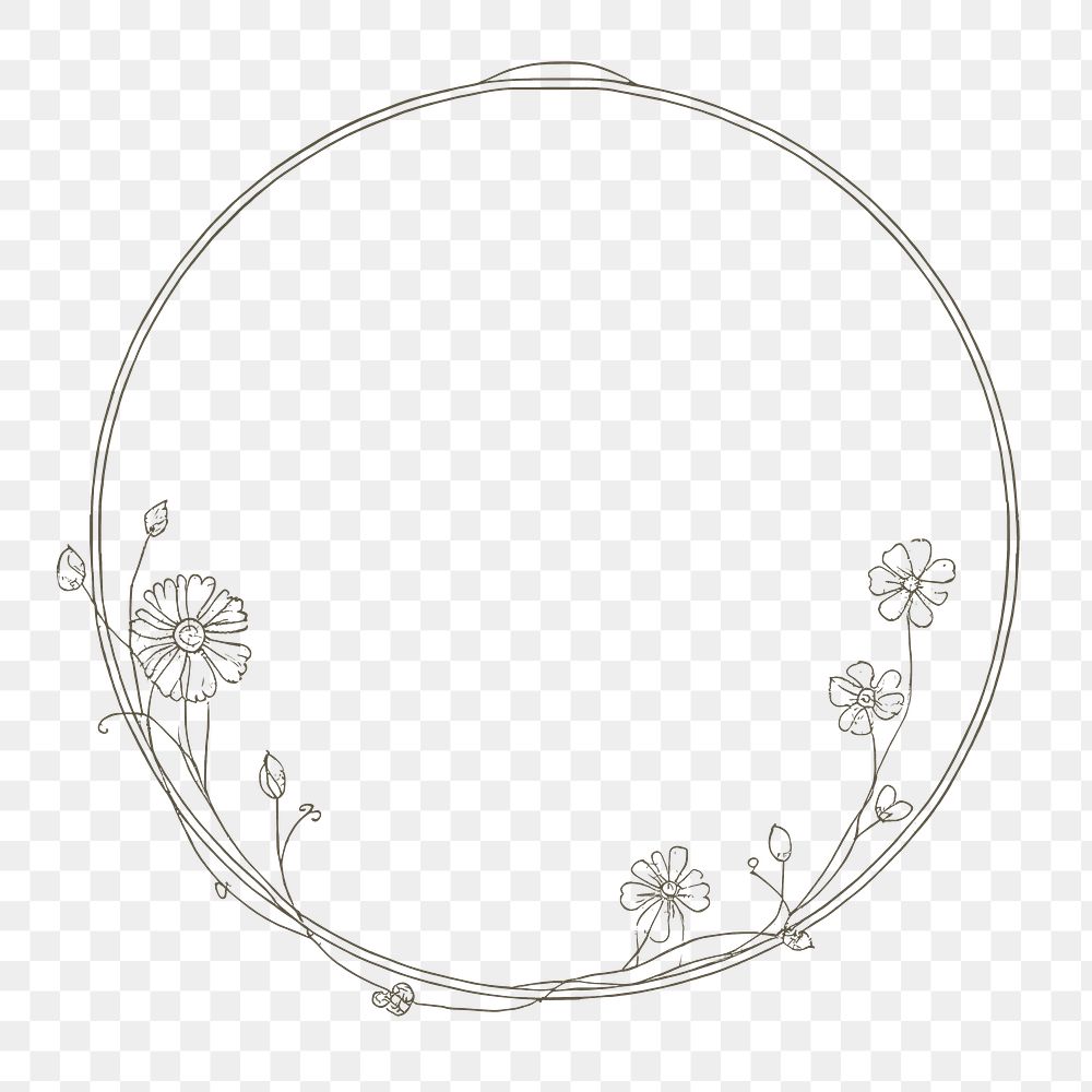 PNG Flower pattern jewelry drawing. AI generated Image by rawpixel.