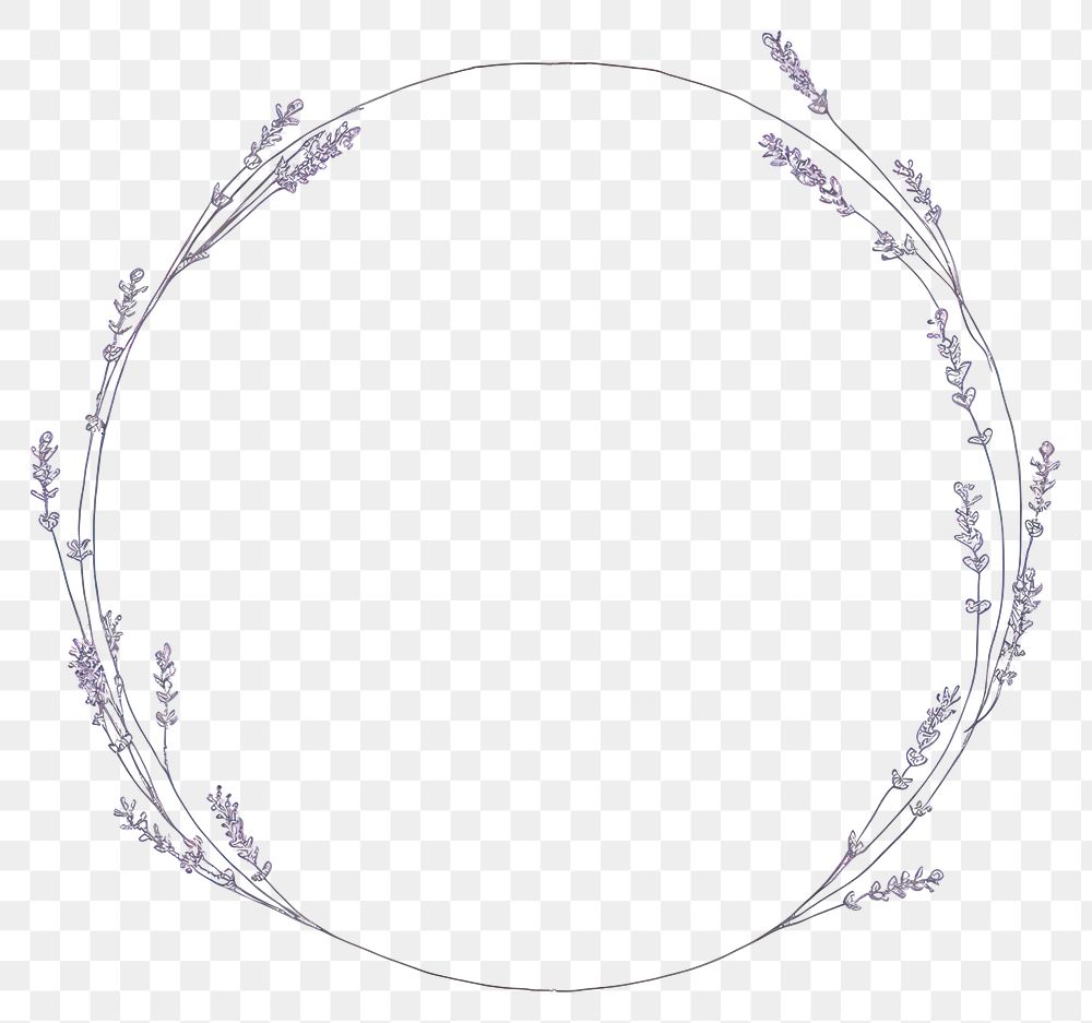 PNG Lavender pattern circle flower. AI generated Image by rawpixel.