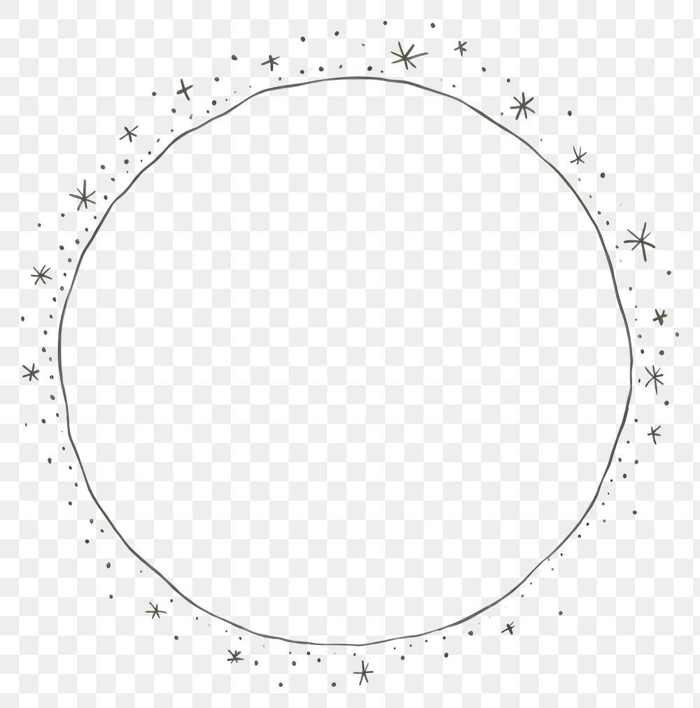 PNG Star backgrounds circle space