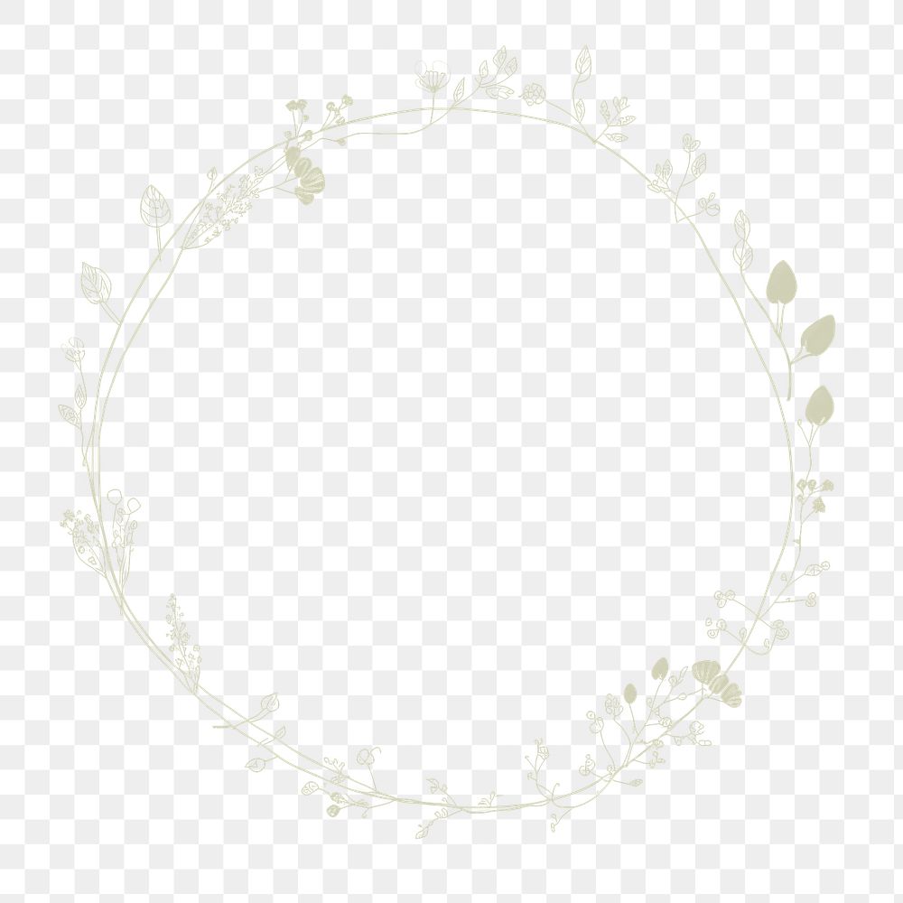 PNG Botanical blackboard pattern circle. AI generated Image by rawpixel.