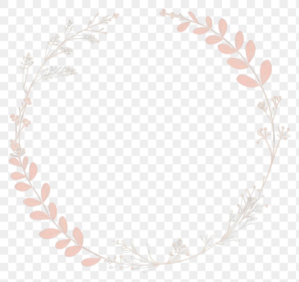 PNG Botanical pattern circle flower. AI generated Image by rawpixel.