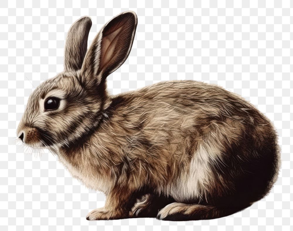 PNG Rabbit animal mammal rodent. AI generated Image by rawpixel.