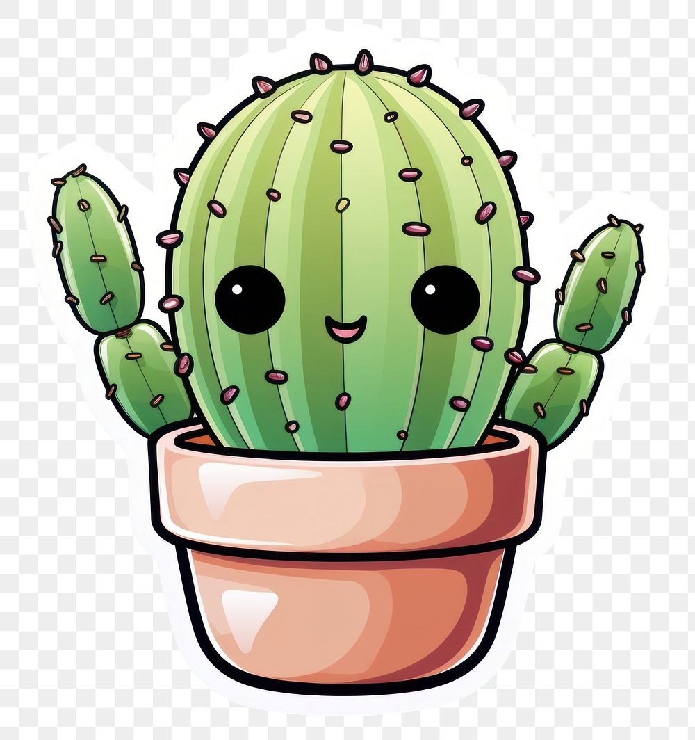 PNG Cactus cactus plant representation. AI generated Image by rawpixel.