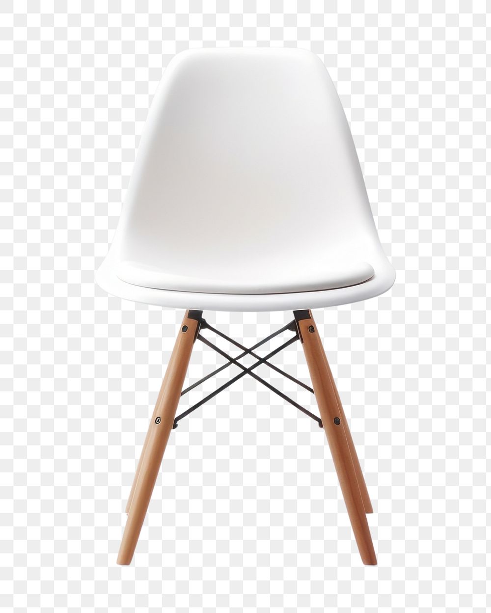 PNG Chair modern furniture white white background. AI generated Image by rawpixel.
