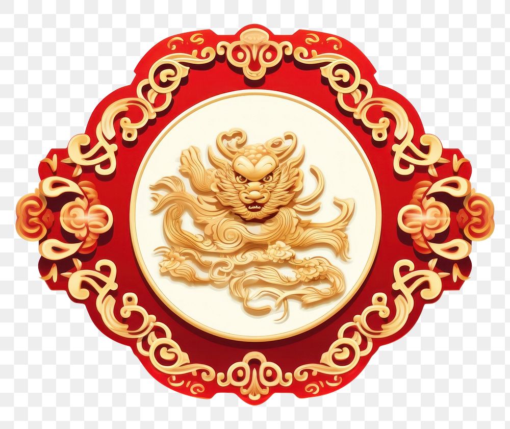 PNG Chinese new year gold white background representation. AI generated Image by rawpixel.