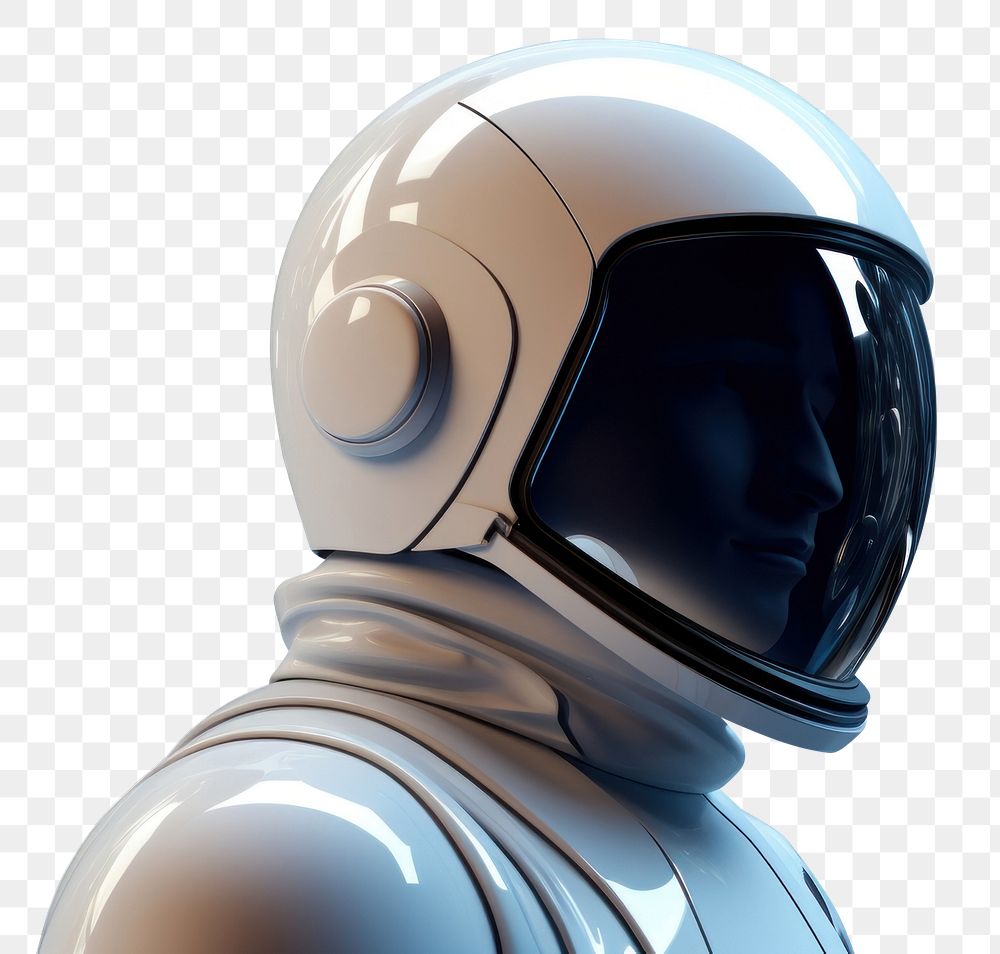 PNG Space man helmet shape futuristic. AI generated Image by rawpixel.