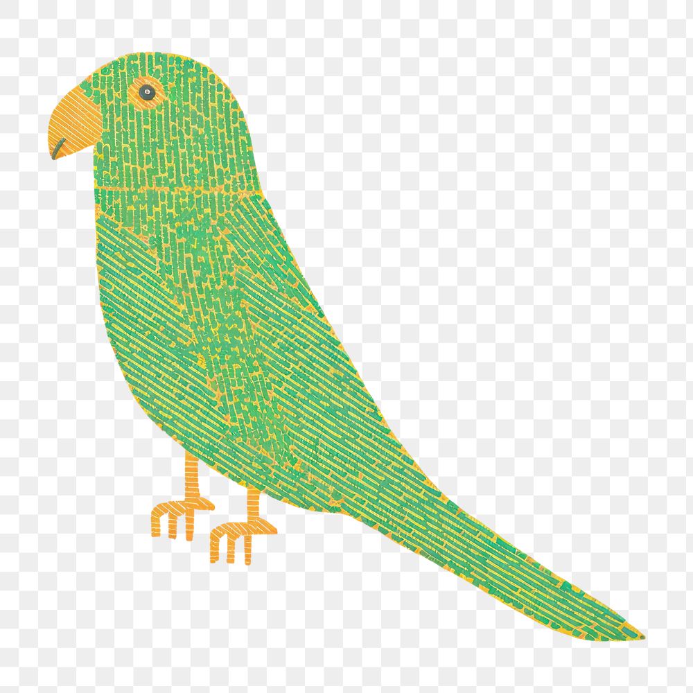 PNG Green parot animal parrot bird. AI generated Image by rawpixel.