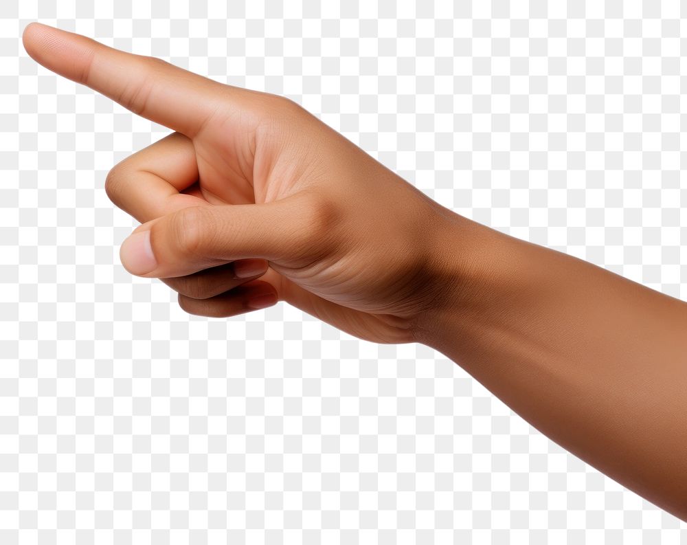 PNG Hand pointing finger adult. AI generated Image by rawpixel.