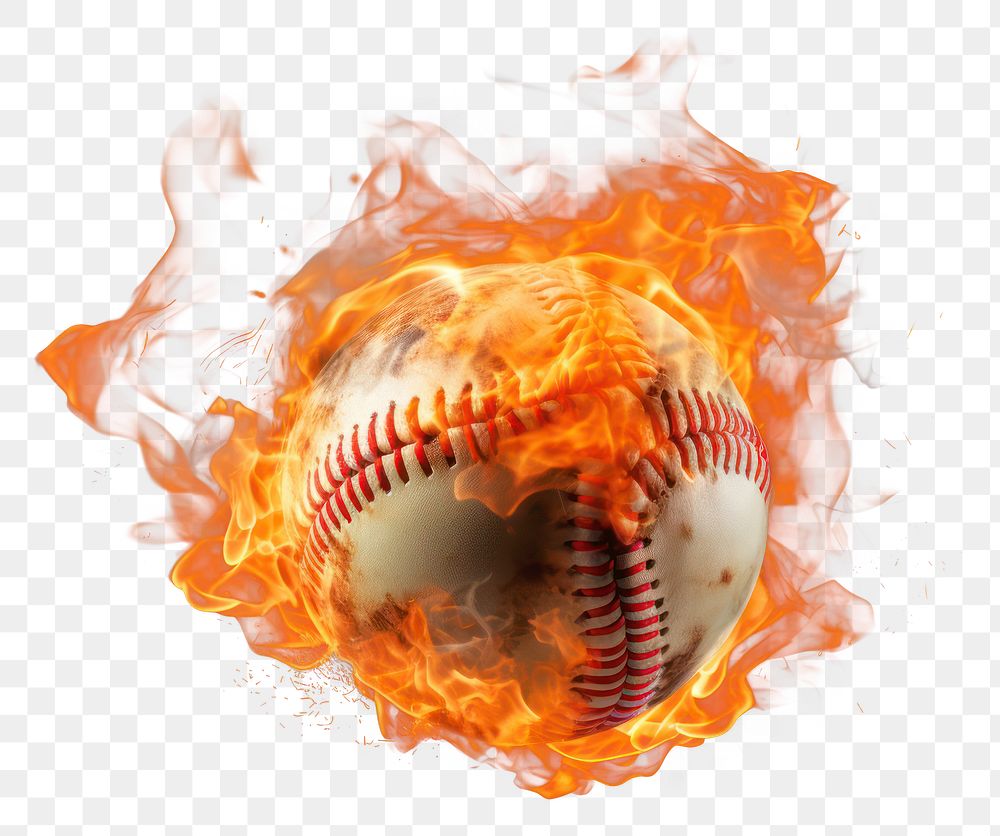 PNG Baseball baseball fire softball. 