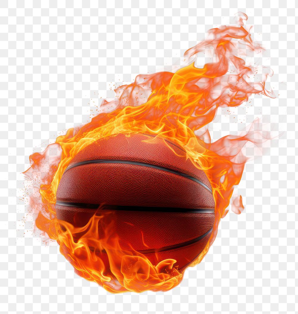 PNG Basketball basketball fire burning