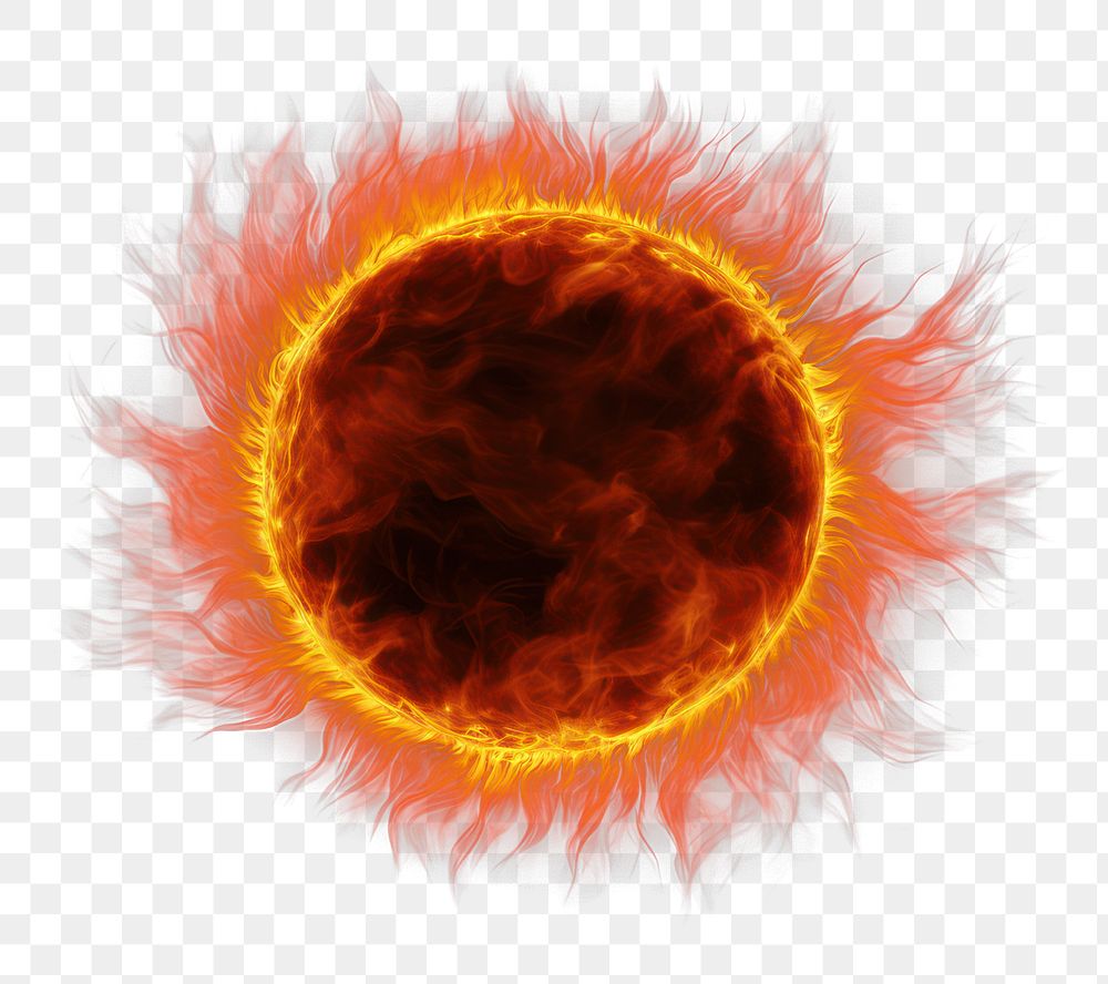 PNG Sun fire backgrounds astronomy. 