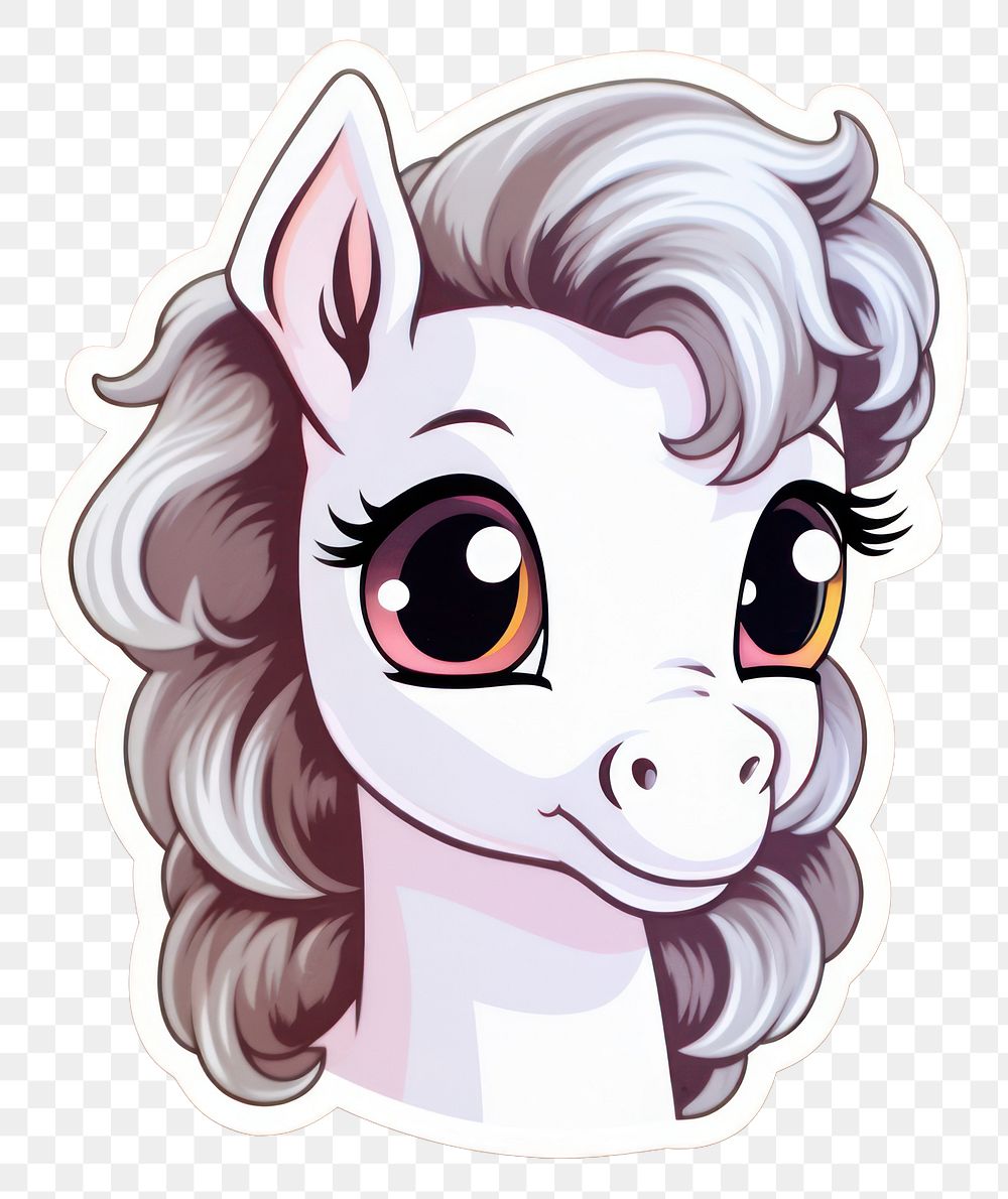 PNG Pony cartoon animal mammal. AI generated Image by rawpixel.