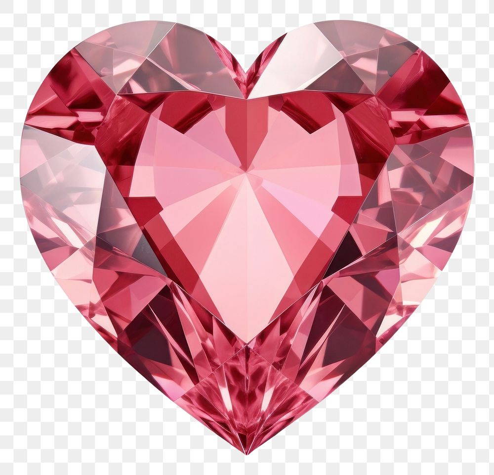 PNG Heart shape gemstone jewelry diamond accessories