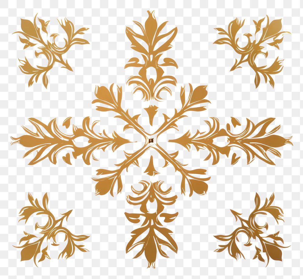 PNG  Snowflake backgrounds pattern white. AI generated Image by rawpixel.