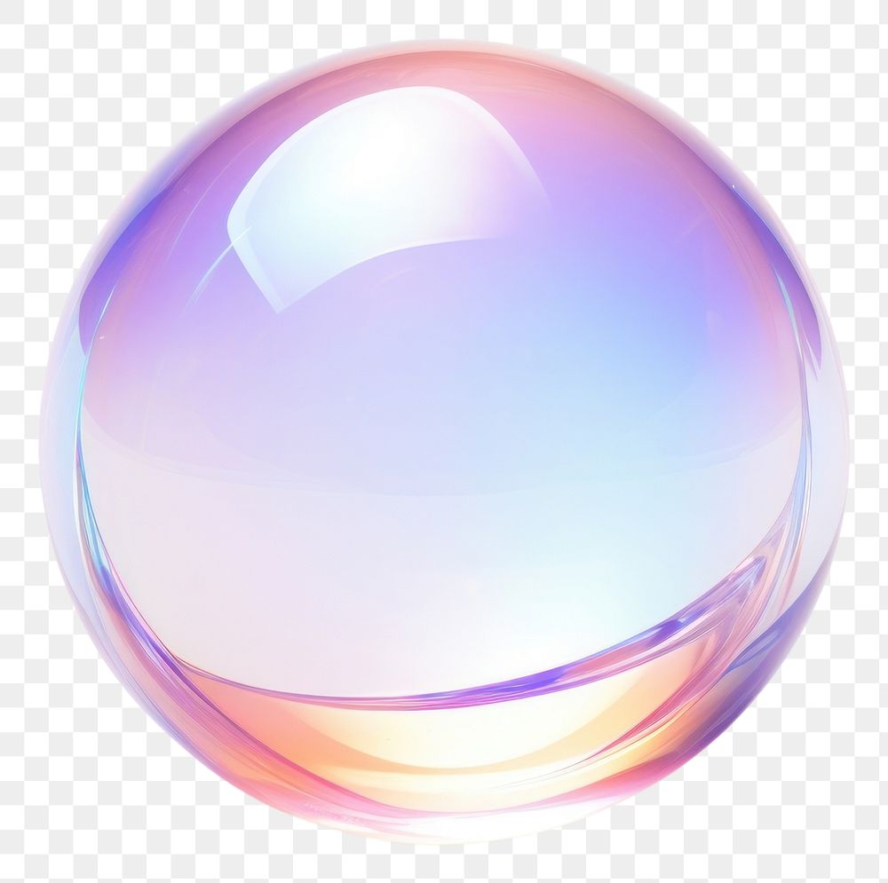 PNG Crystal holographic planet sphere bubble white background
