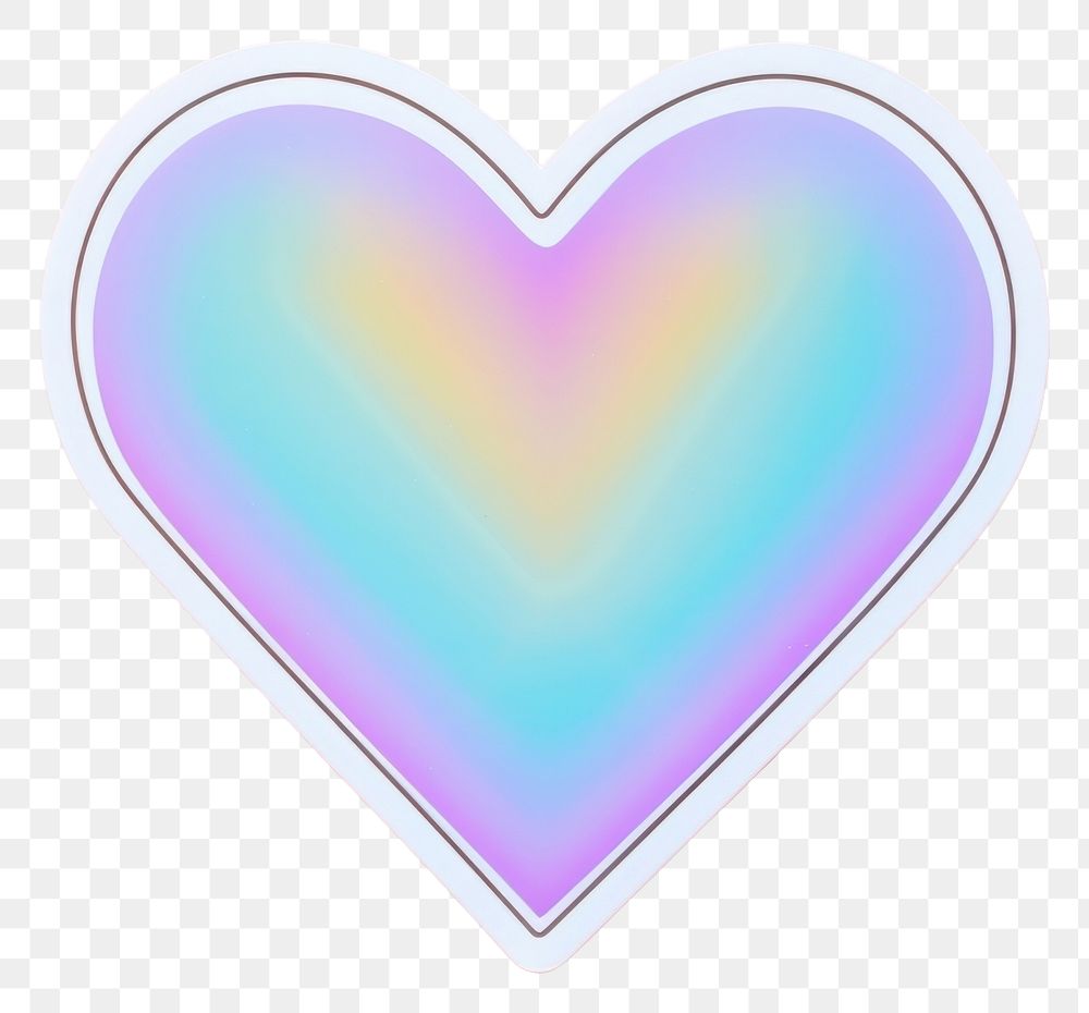 PNG Heart wit eyes shape creativity rainbow. AI generated Image by rawpixel.