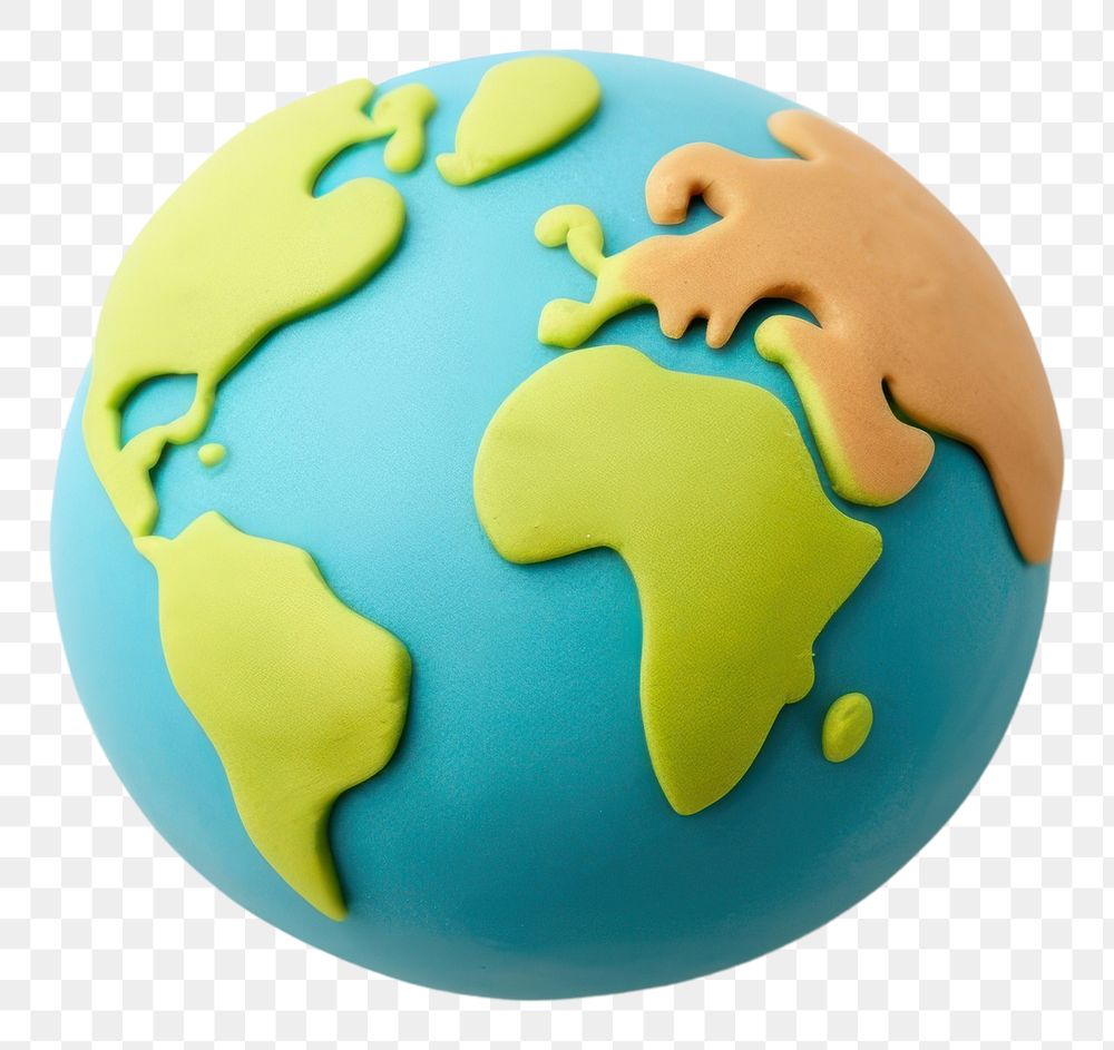 PNG  Earth sphere planet globe. AI generated Image by rawpixel.