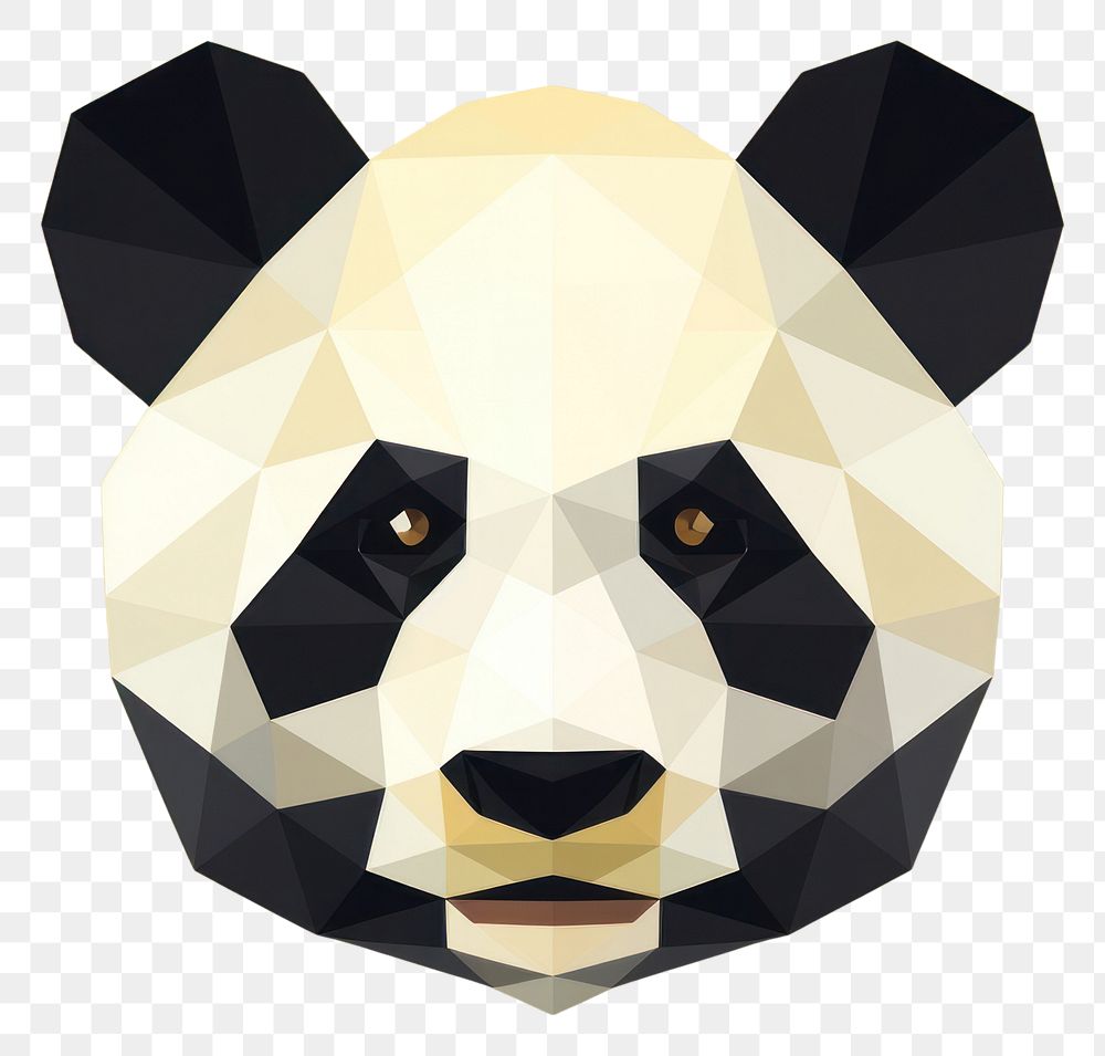 PNG Panda head animal mammal bear. AI generated Image by rawpixel.