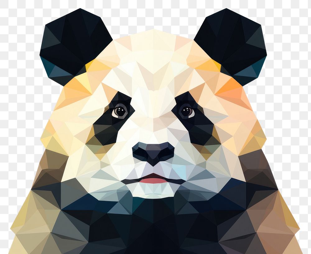 PNG Panda art mammal animal. AI generated Image by rawpixel.