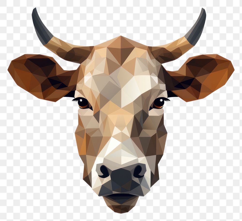PNG Cow head livestock cattle animal. AI generated Image by rawpixel.