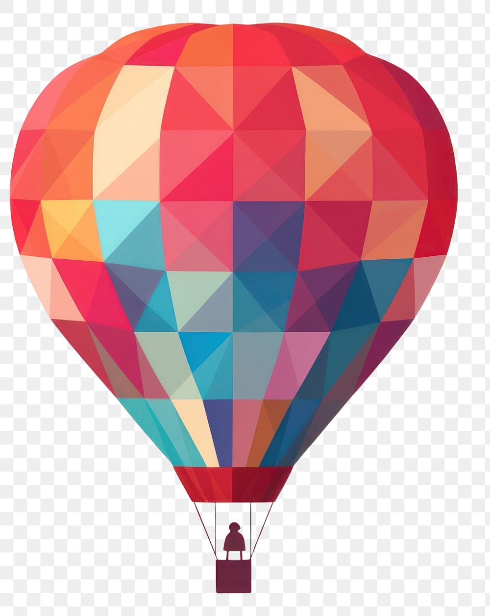 PNG Hot balloon aircraft vehicle transportation. AI generated Image by rawpixel.