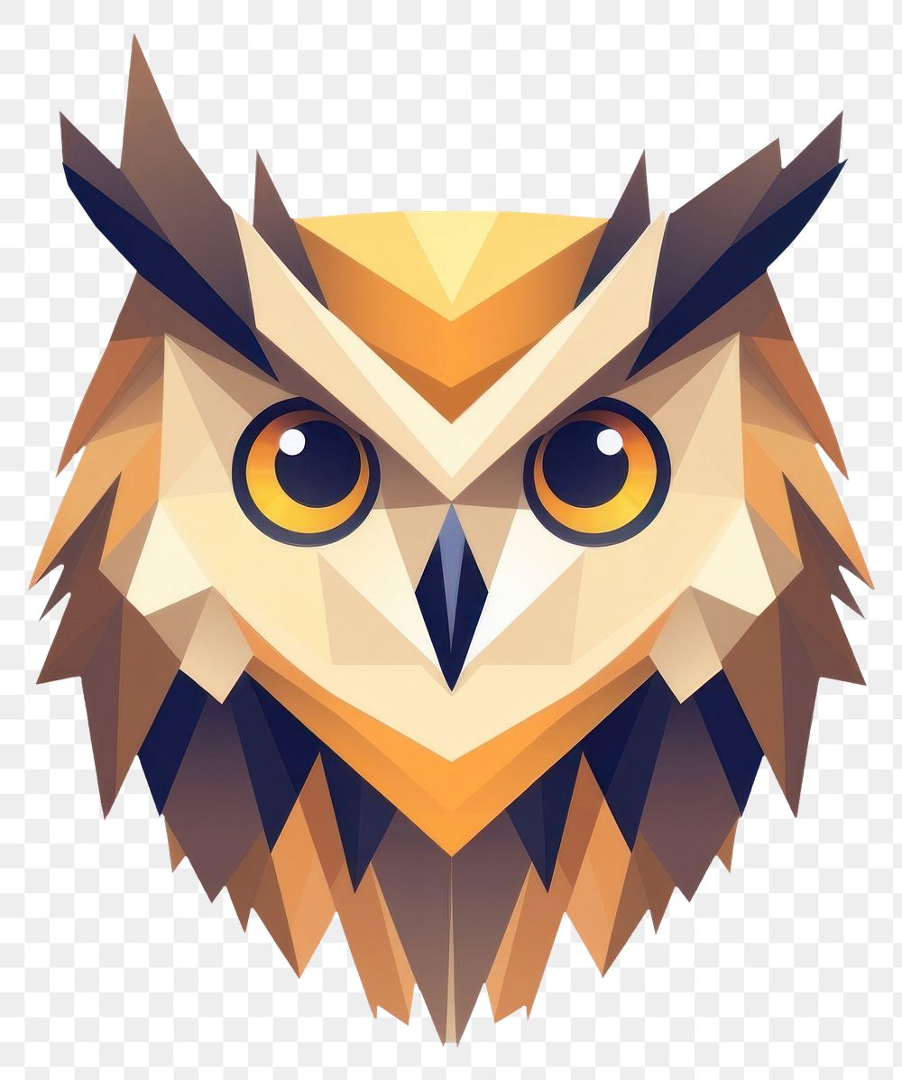 PNG Owl head animal bird art. AI generated Image by rawpixel.