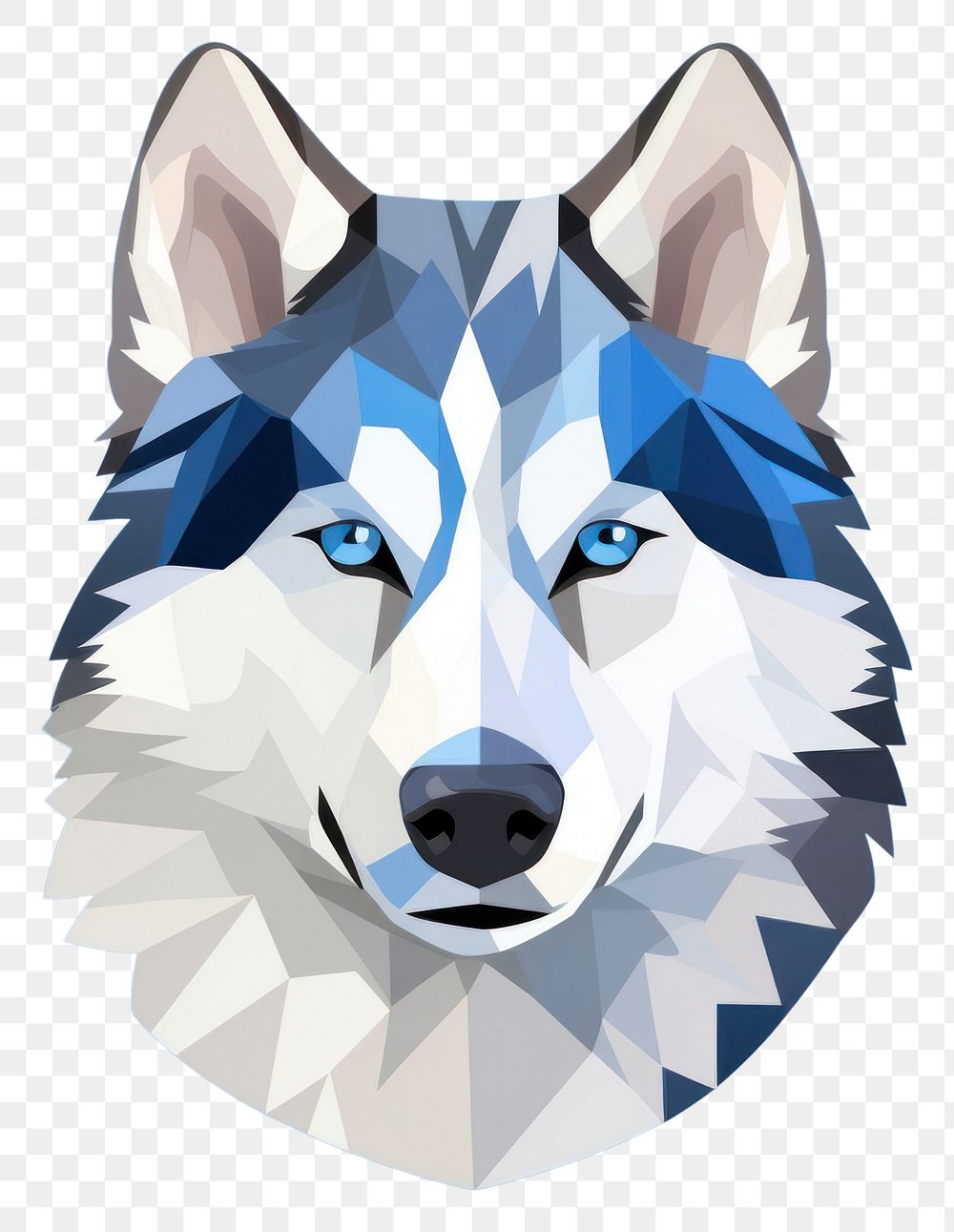PNG Siberian Husky head animal mammal nature. AI generated Image by rawpixel.