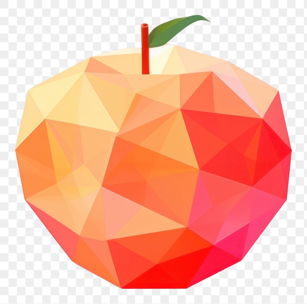 PNG Peach art apple fruit. AI generated Image by rawpixel.