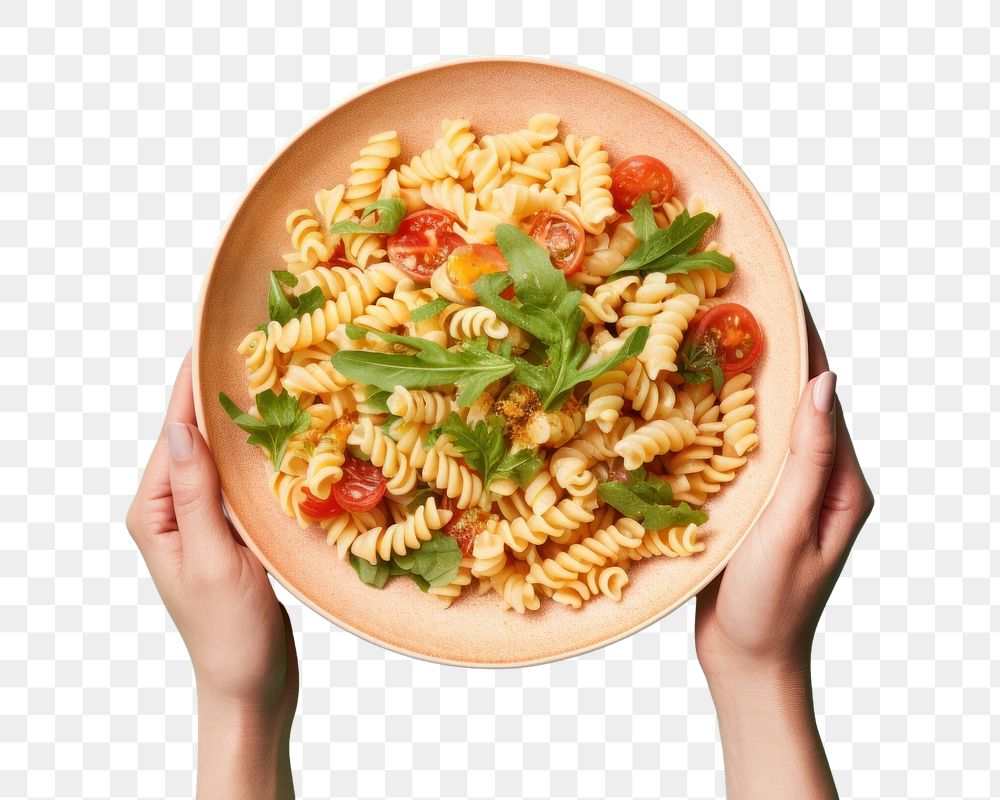 PNG Vegetable spaghetti freshness fusilli. AI generated Image by rawpixel.