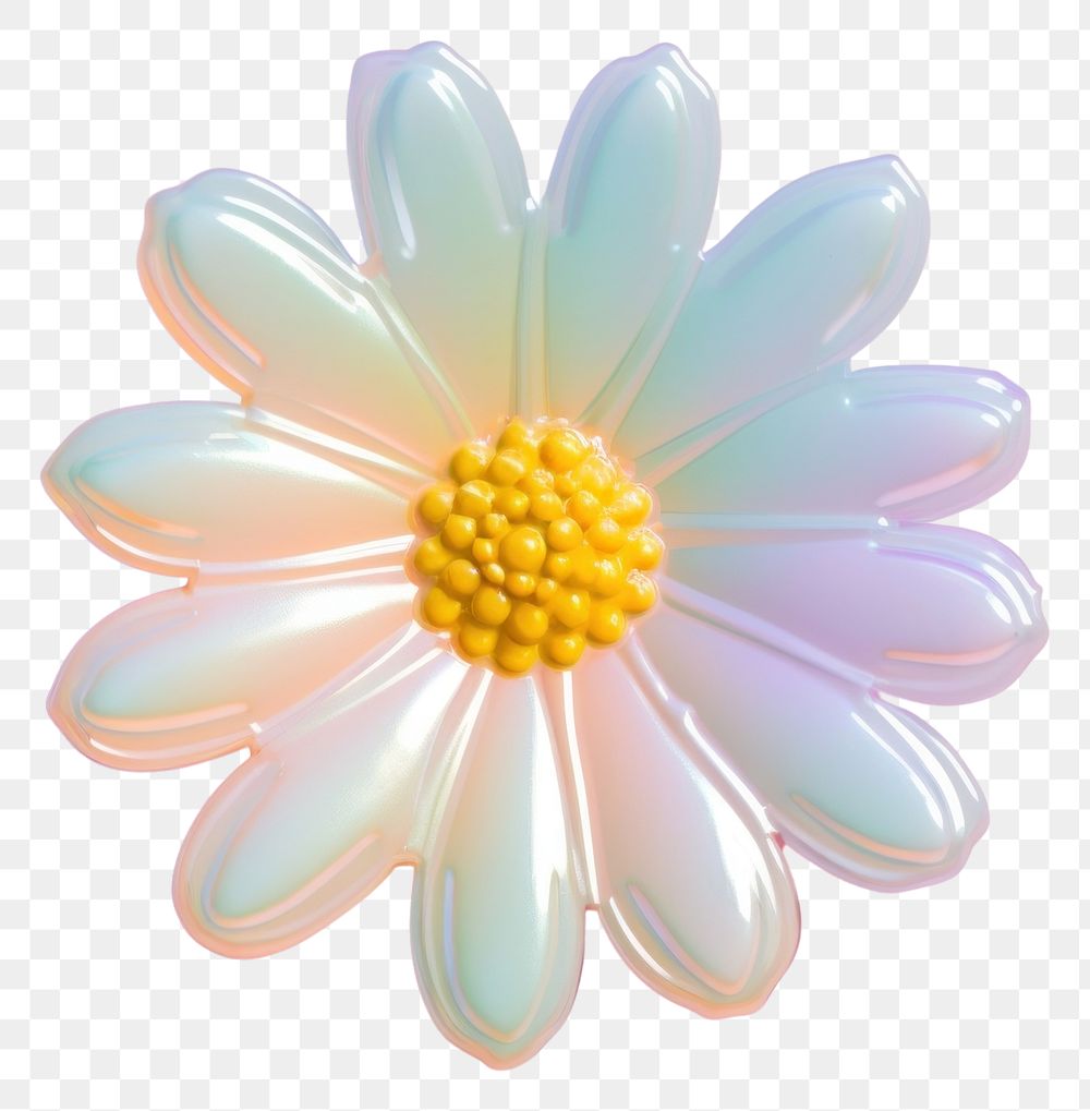PNG Daisy jewelry flower petal. AI generated Image by rawpixel.