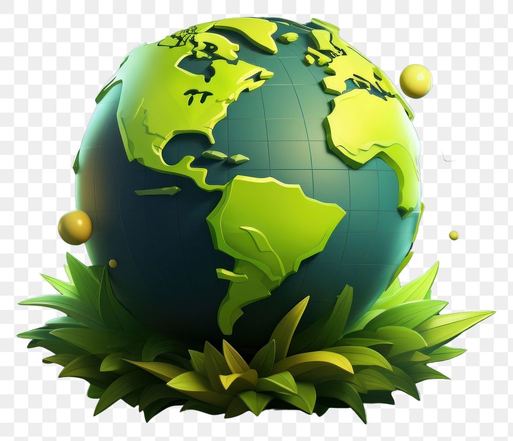 PNG Earth planet green sphere. AI generated Image by rawpixel.