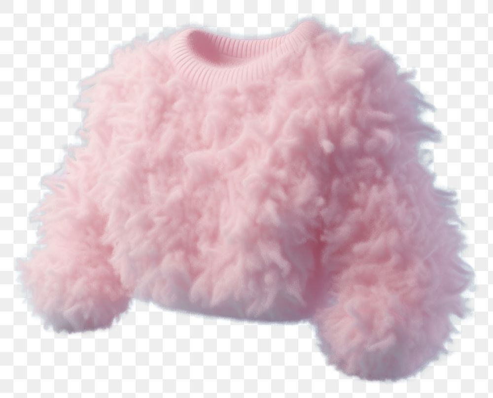 PNG Sweater fur softness clothing. AI generated Image by rawpixel.