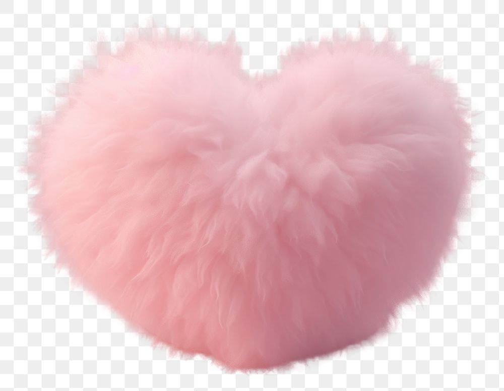 PNG Heart icon fur softness textile. AI generated Image by rawpixel.