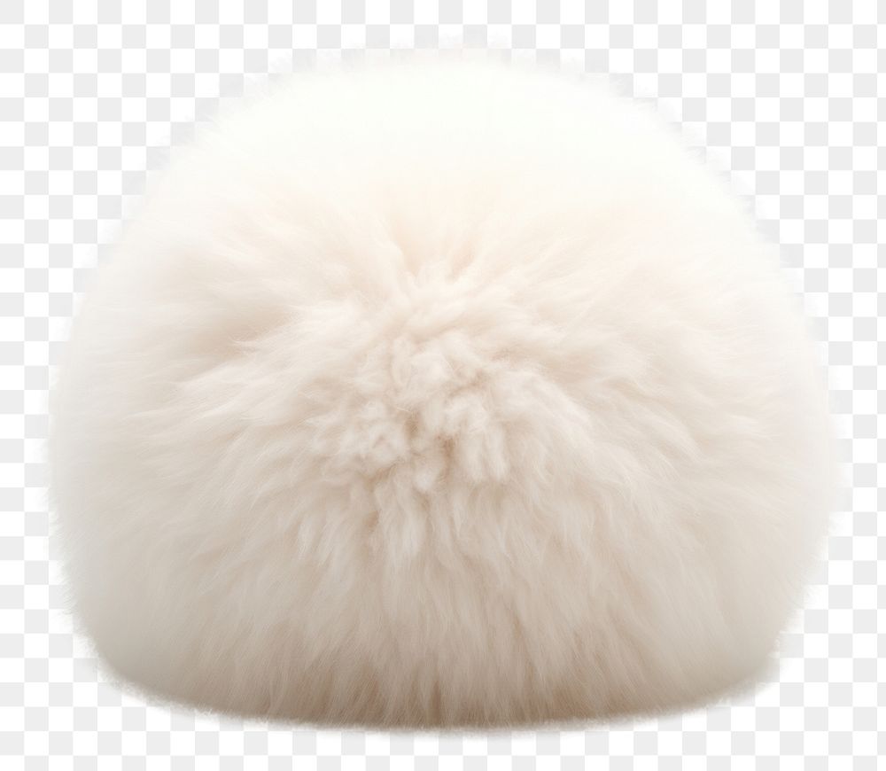 PNG Mushroom shape fur white white background. AI generated Image by rawpixel.