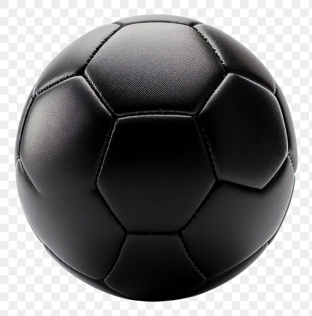 PNG Balck soccer ball football sports  