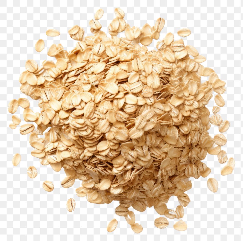 PNG  Rolled oats breakfast food accessories. AI generated Image by rawpixel.
