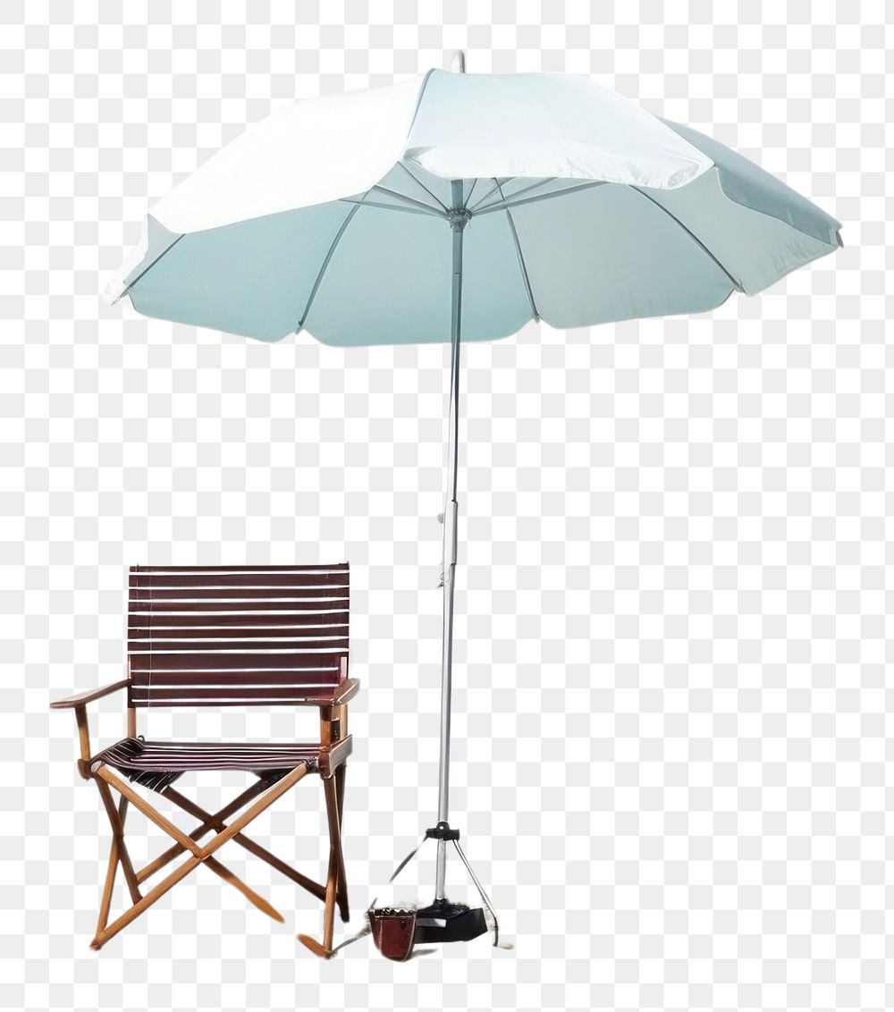 PNG Beach chair furniture umbrella architecture. AI generated Image by rawpixel.