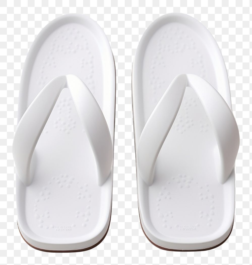 PNG Flippers flip-flops footwear white. AI generated Image by rawpixel.
