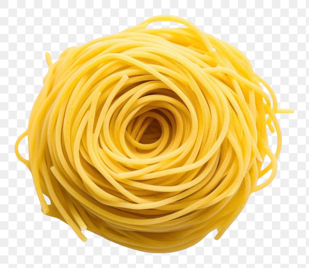 PNG Spaghetti noodle pasta food white background. AI generated Image by rawpixel.