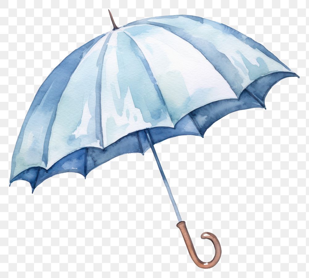 PNG Umbrella blue white background protection. 