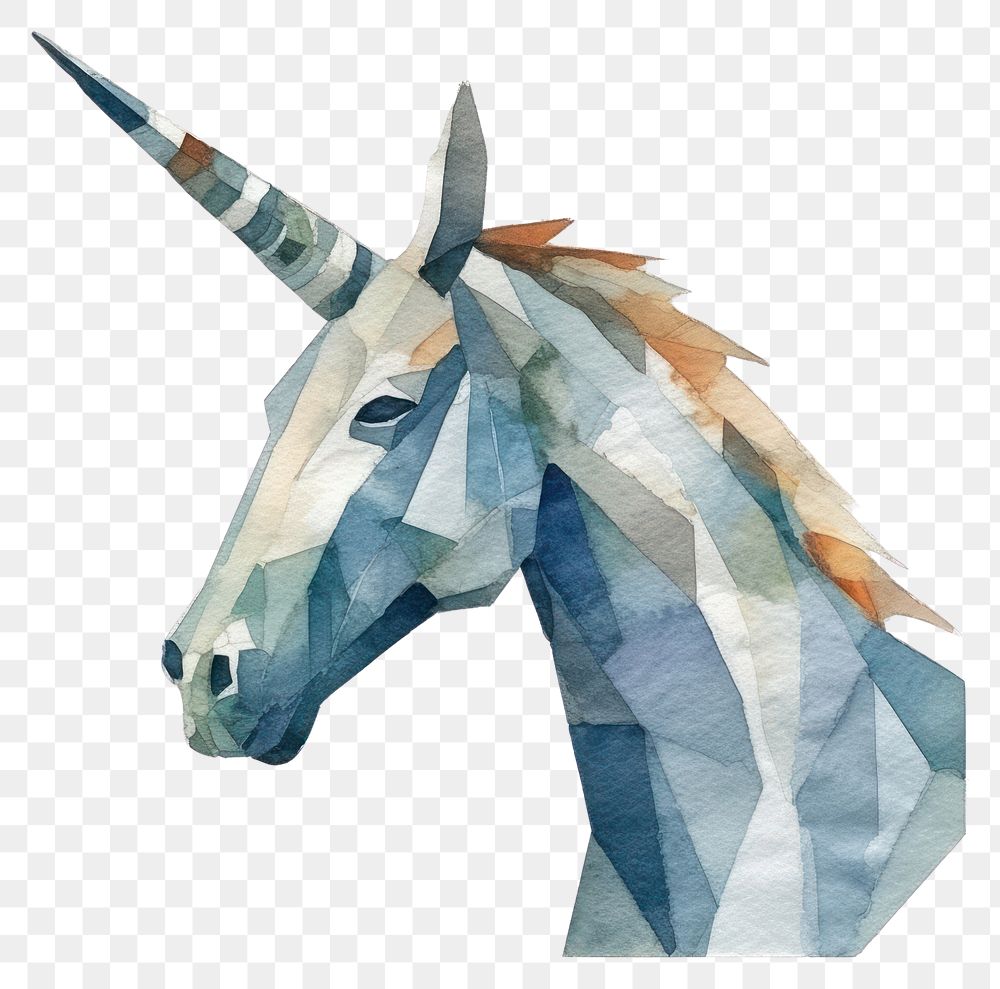 PNG Unicorn animal mammal art. AI generated Image by rawpixel.