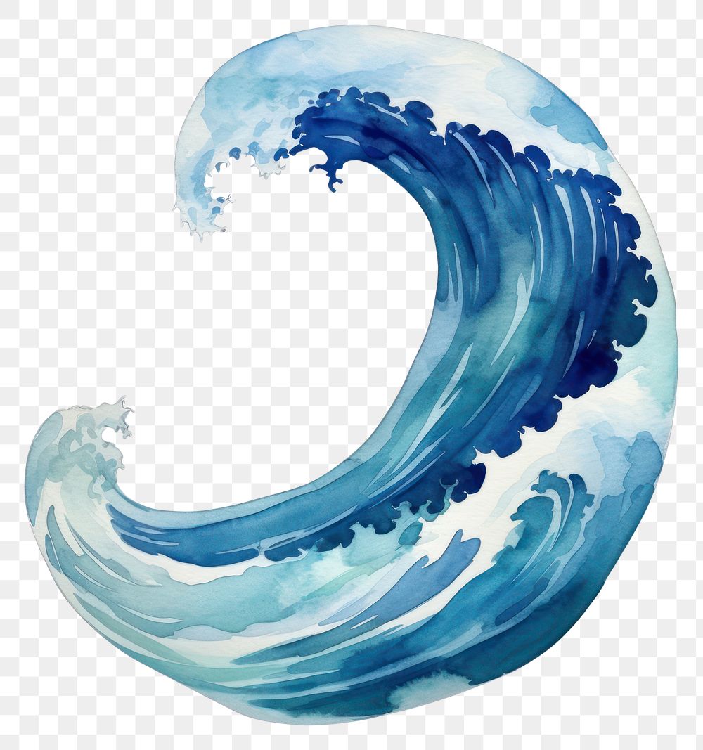 PNG Wave shape water sea. AI generated Image by rawpixel.