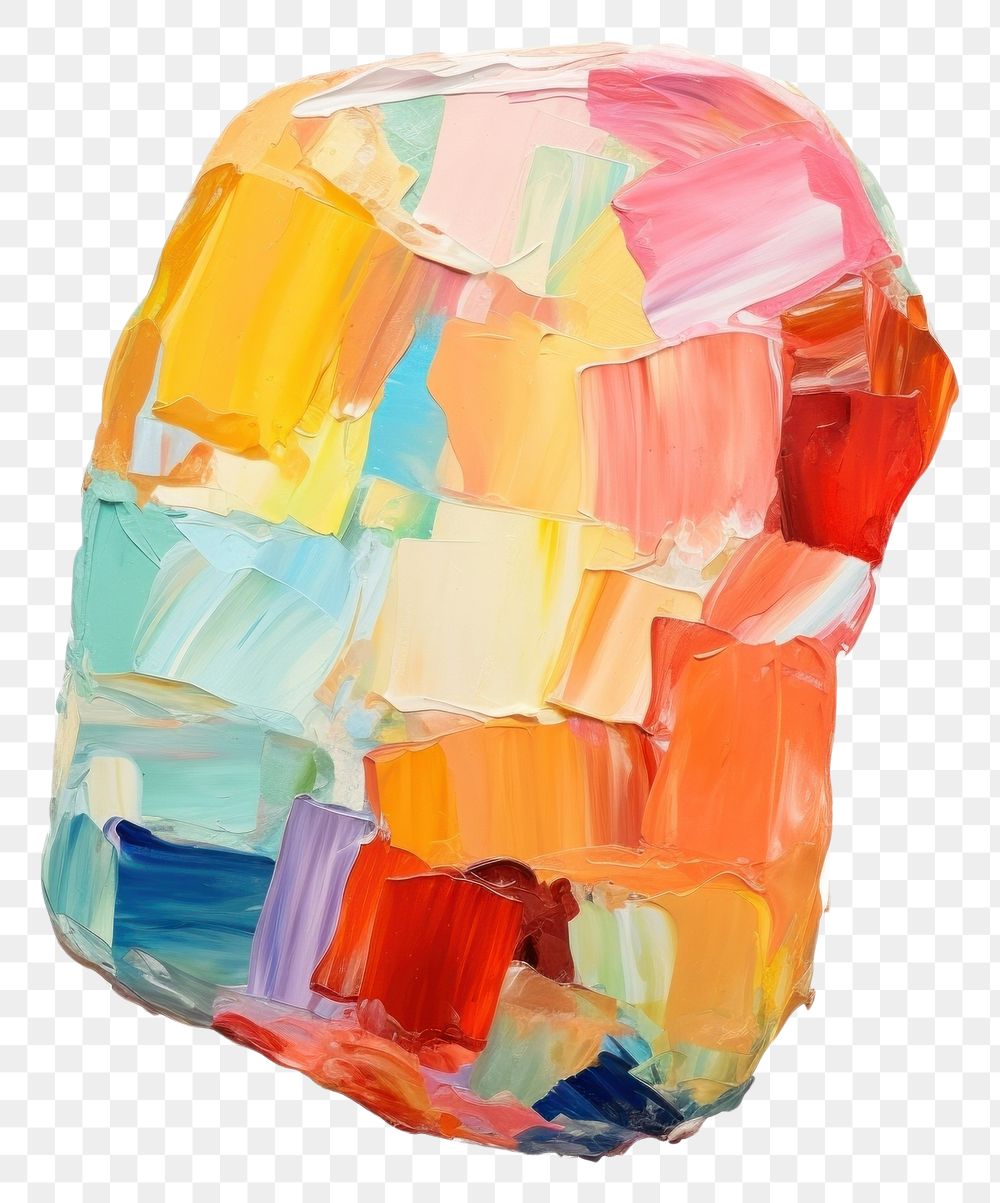 PNG  Candy painting art white background. AI generated Image by rawpixel.
